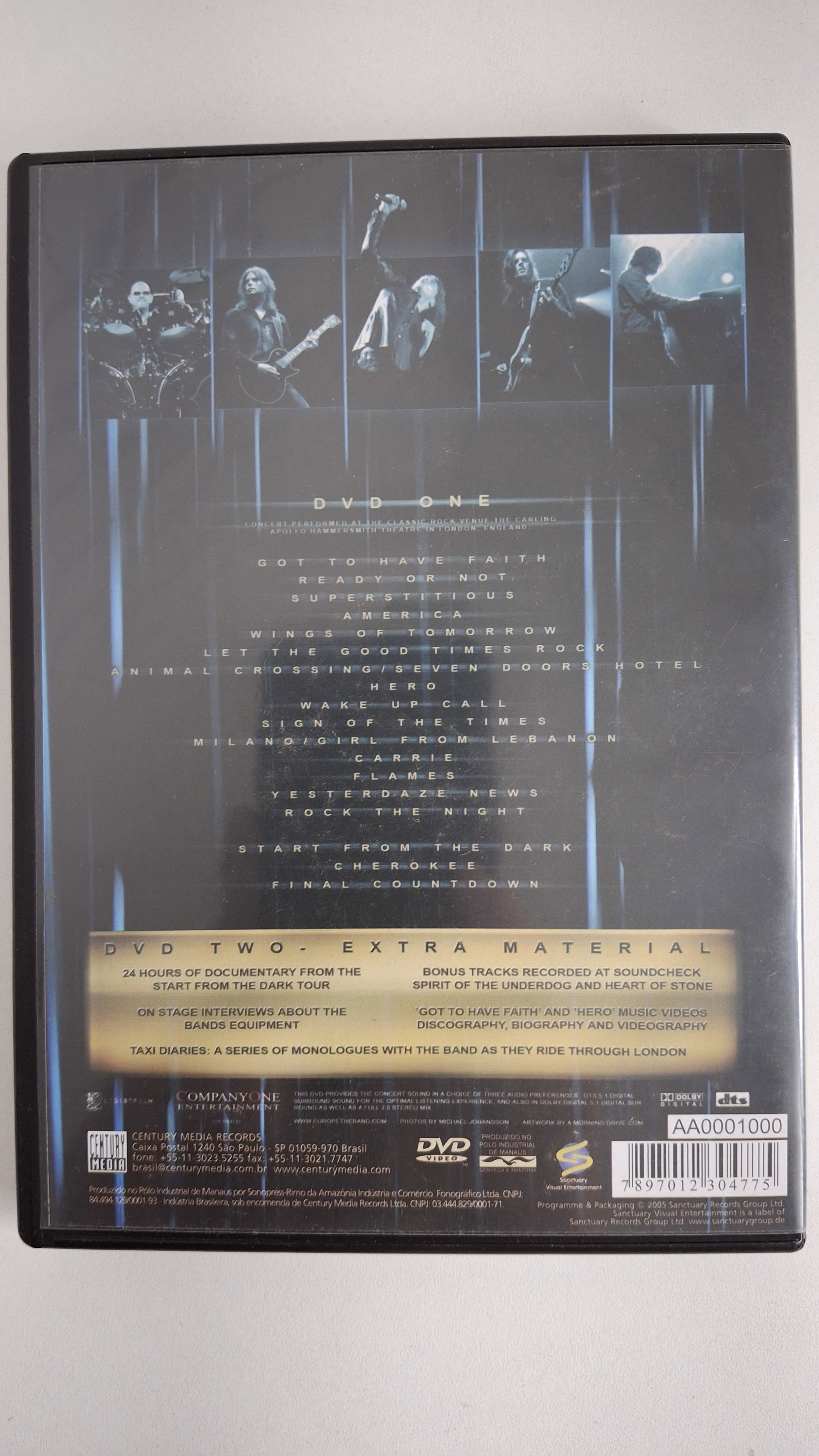 Dvd Europe - Live From the Dark_1