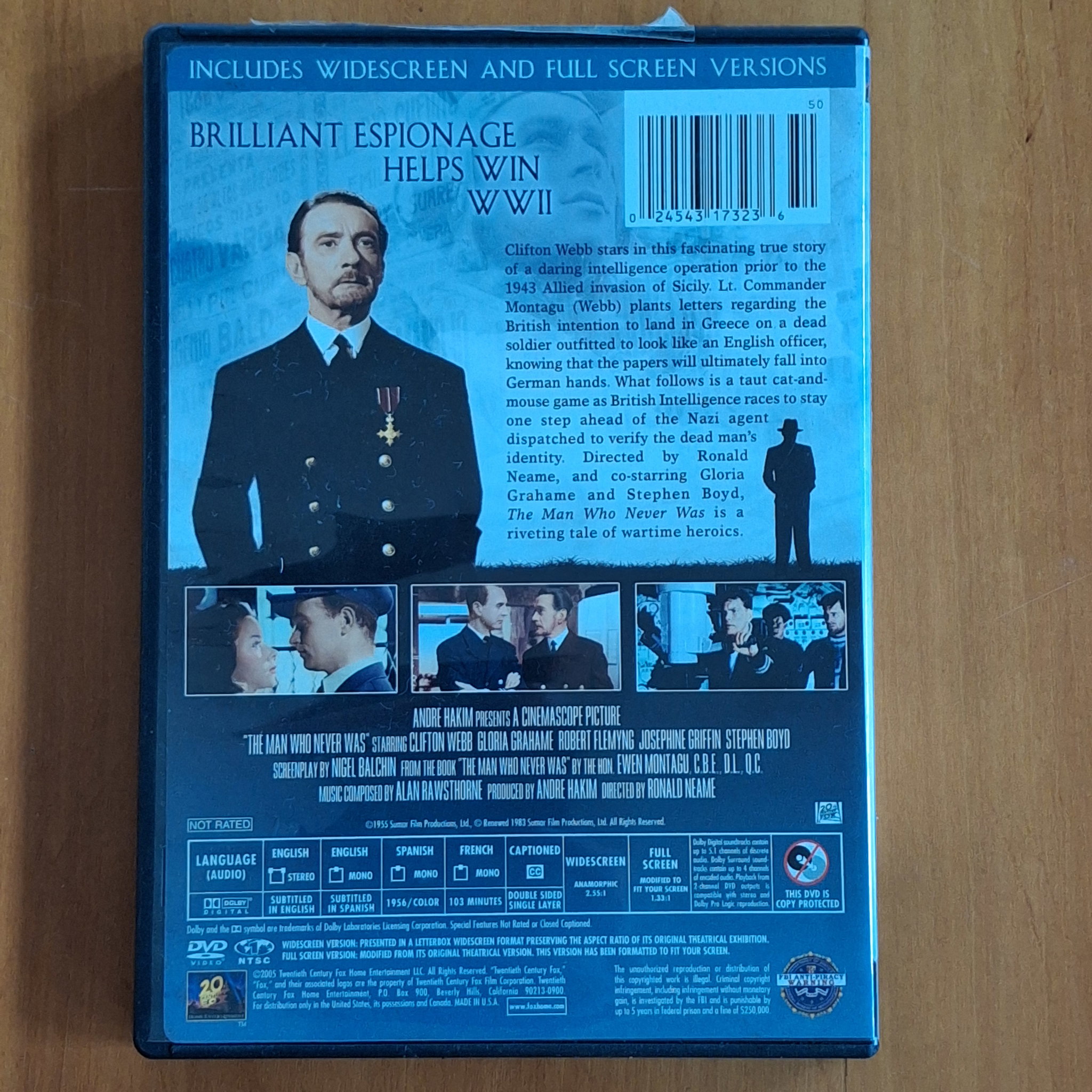 Dvd Filme O Homem que nunca existiu_1