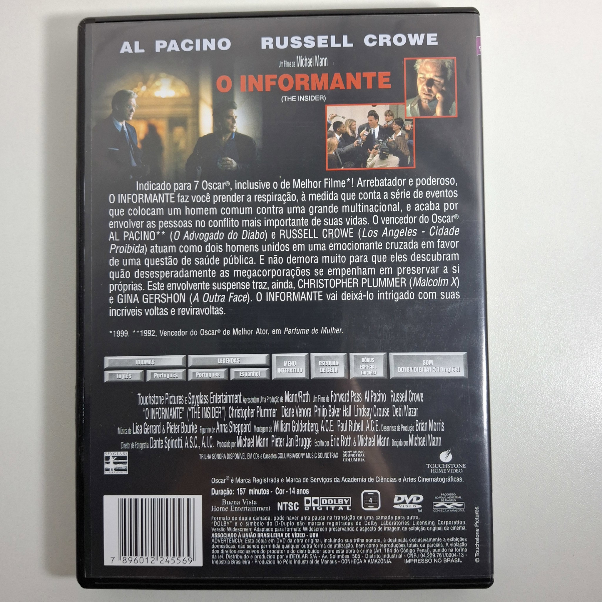 Dvd Filme O Informante_2