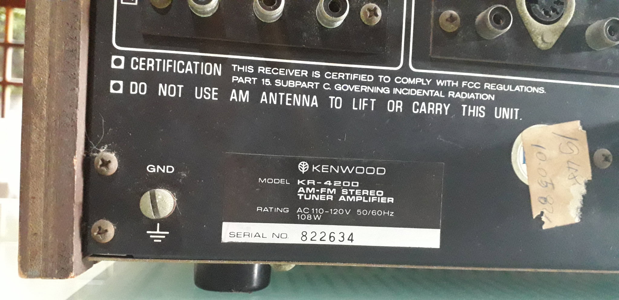 Receiver Kenwood KR 4200_5