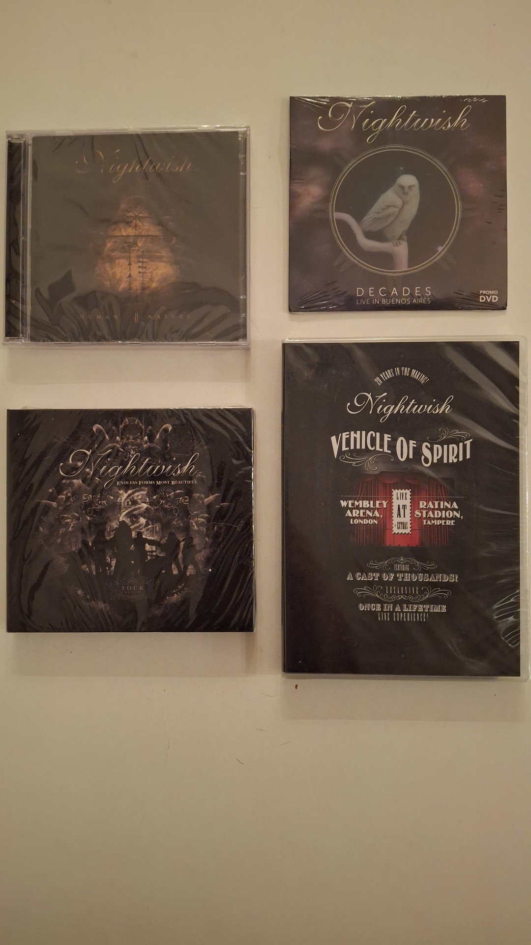 Nightwish - Lote de Cds e Dvds