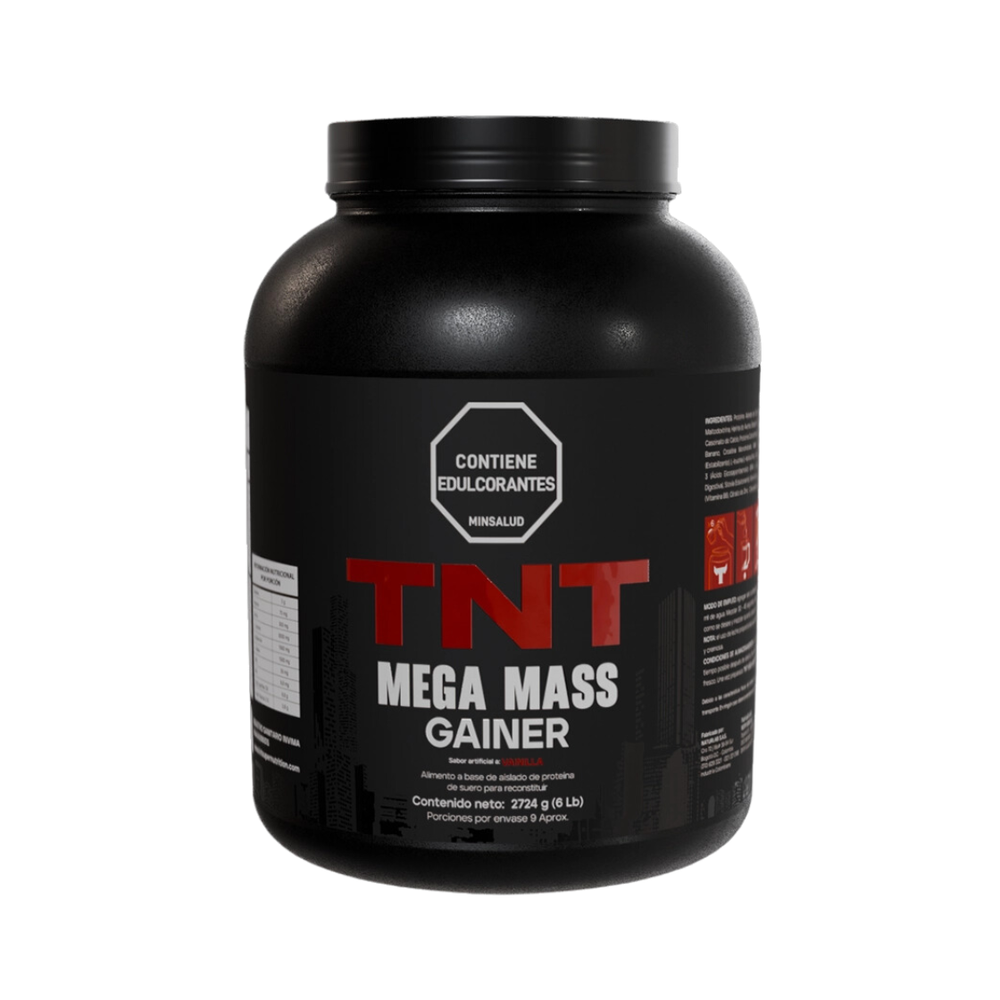 TNT super mass gainer vainilla 6lbs