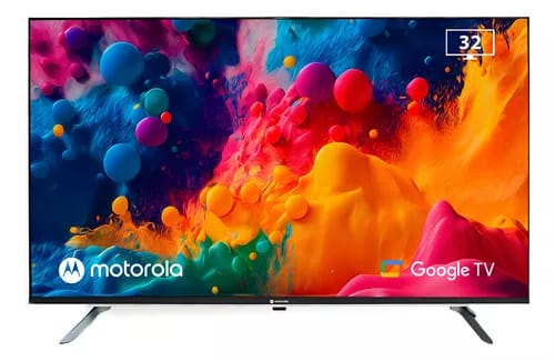 Smart TV de 32" Motorola 2024 MOT32HLE11 con pantalla DLED HD