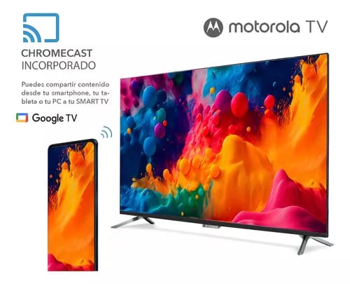 Smart TV de 32" Motorola 2024 MOT32HLE11 con pantalla DLED HD_2