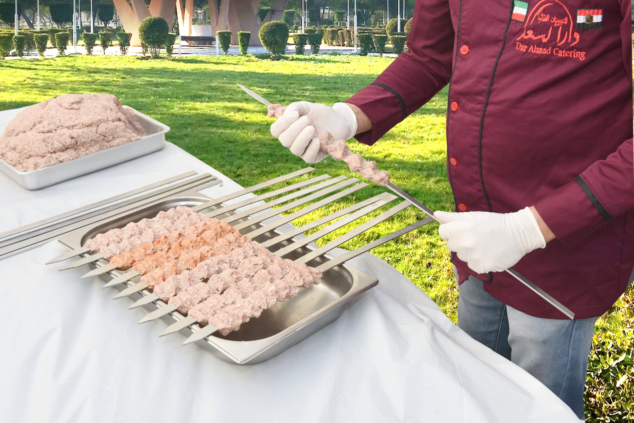 ستيشن المشويات ل 15 شخص_0