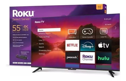 Smart Tv Roku 55 Pulgadas Led 4k Hdr 10 Class Select_0