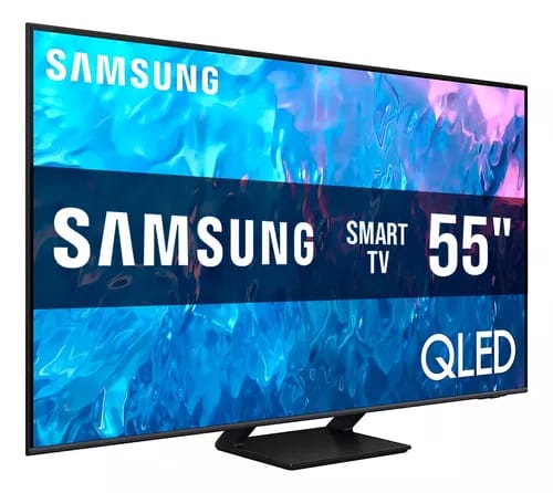 Pantalla Smart Tv Samsung 55 Pulgadas Q70cd Qled Procesador Quantum Con Ampliación A 4k Diseño Airslim_1