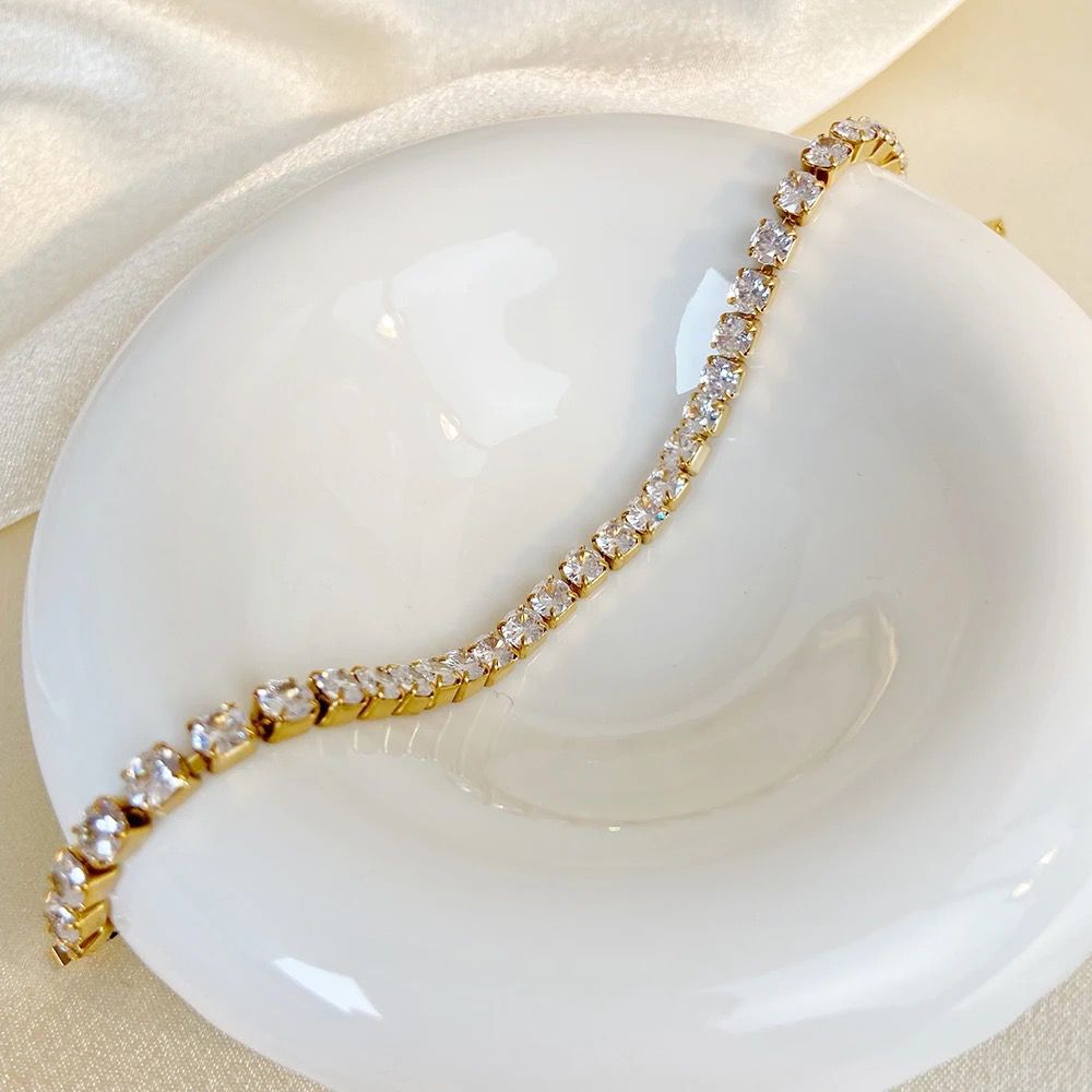 Bracelet Chaîne Tennis Zircon_5
