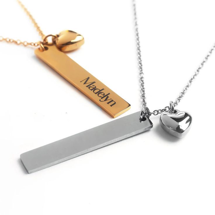 Collier pendentif barre_0