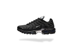 NIKE AIR MAX PLUS TN BLACK SUEDE SILVER 