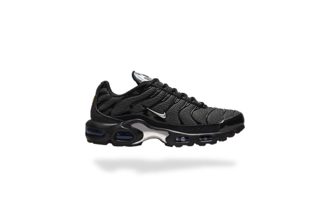 NIKE AIR MAX PLUS TN BLACK SUEDE SILVER _3