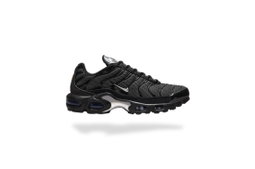 NIKE AIR MAX PLUS TN BLACK SUEDE SILVER 