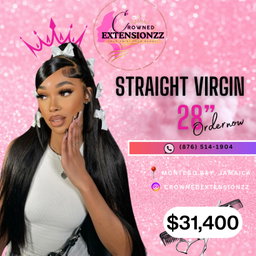 90% Straight Virgin Crowns