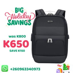 LuxGuard laptop backpack 