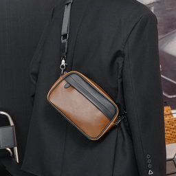 Sac en cuir bandoulière ,petit sac messager vintage, sacs à bandoulière multifonctionnels, initié, homme et dames,