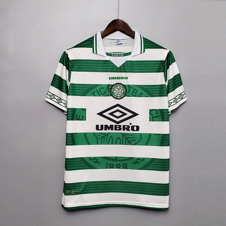 Maillot Celtic Retro Vintage Domicile 1998 1999_0