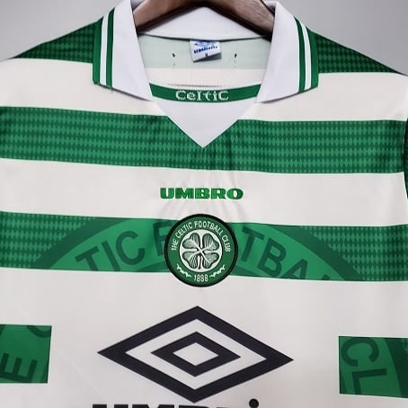 Maillot Celtic Retro Vintage Domicile 1998 1999_1