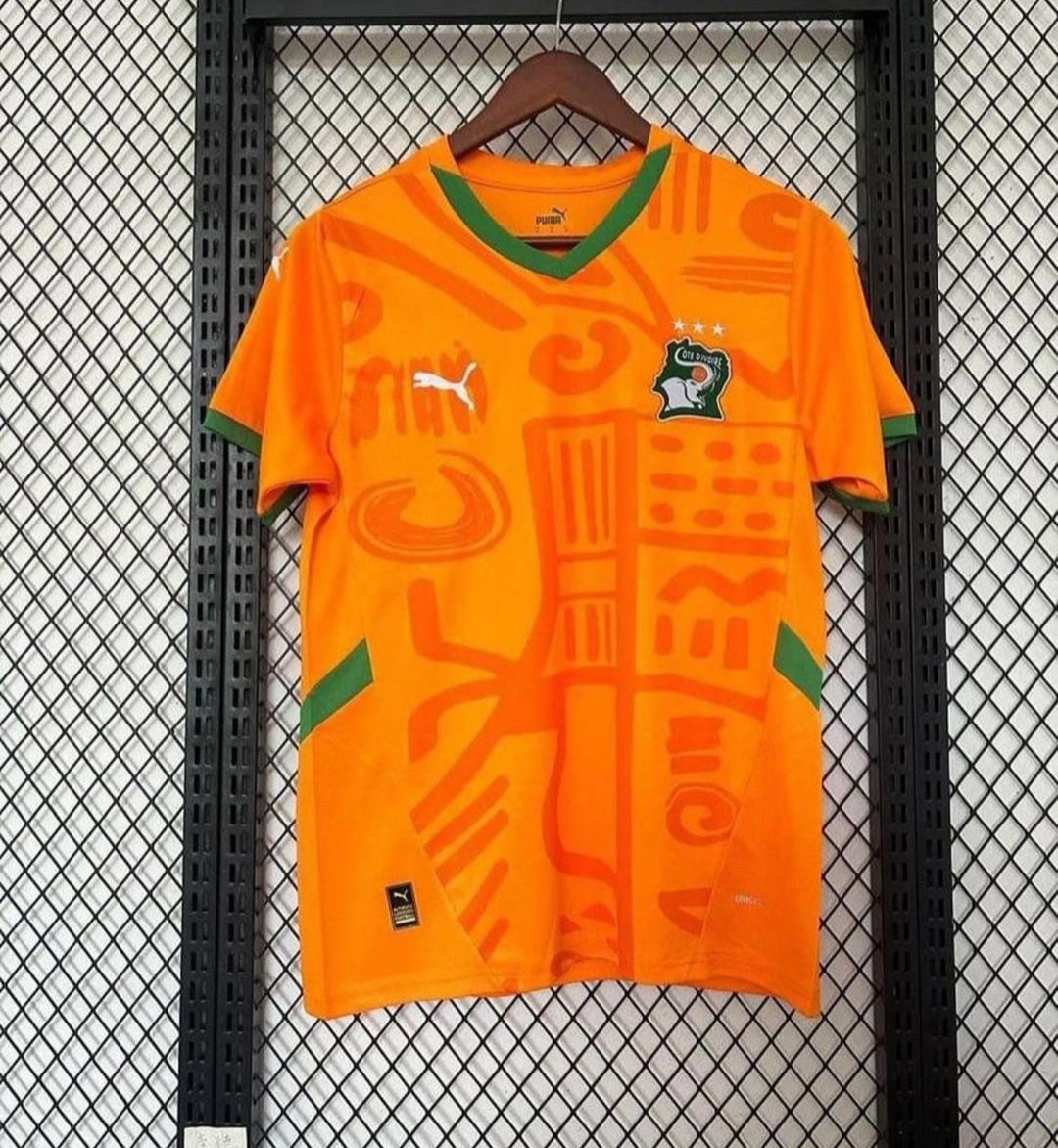 Maillot Côte d'Ivoire supporter, champion d'Afrique, homme et femme 