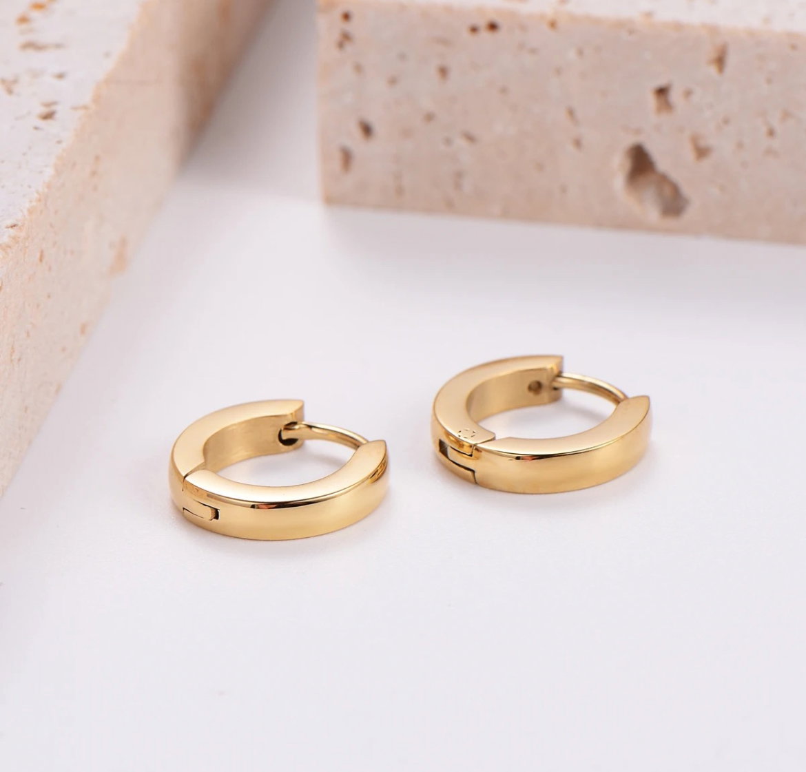 Sleek Huggie Hoops _0
