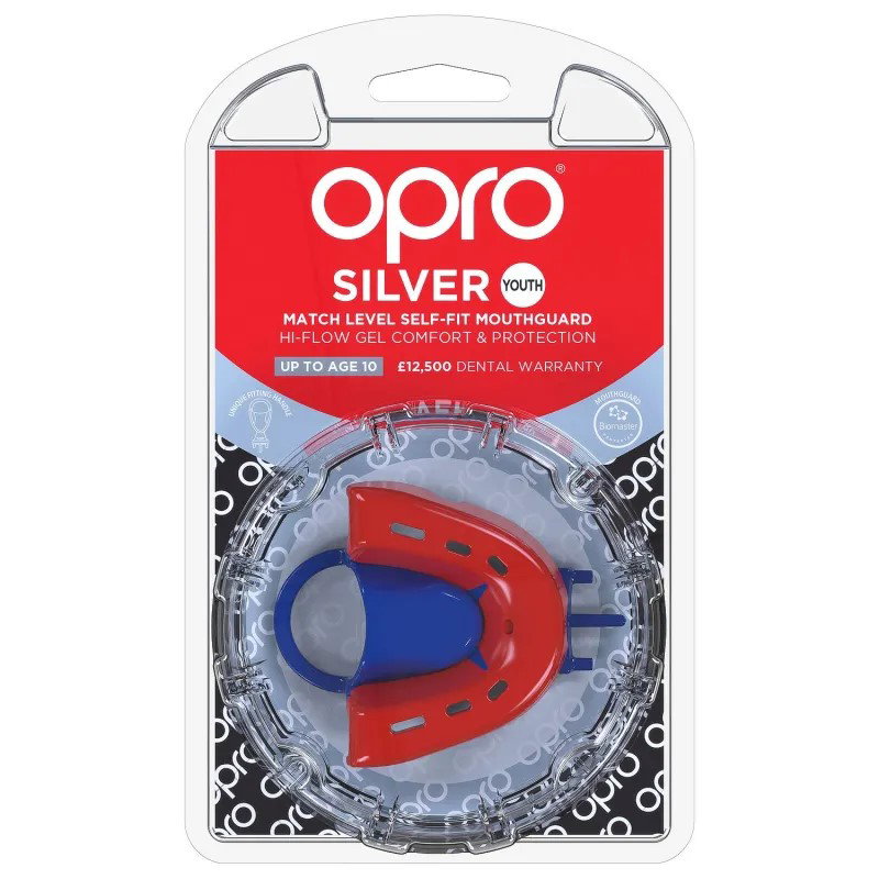 Opro Silver Mouthguard Junior_1