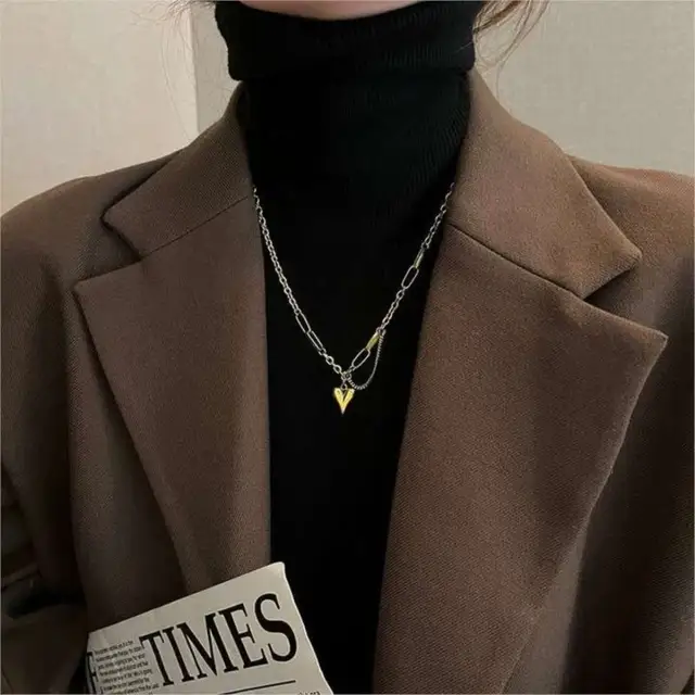 Luxury Gold-Plated Stainless Steel Necklace – Bold & Elegant_3