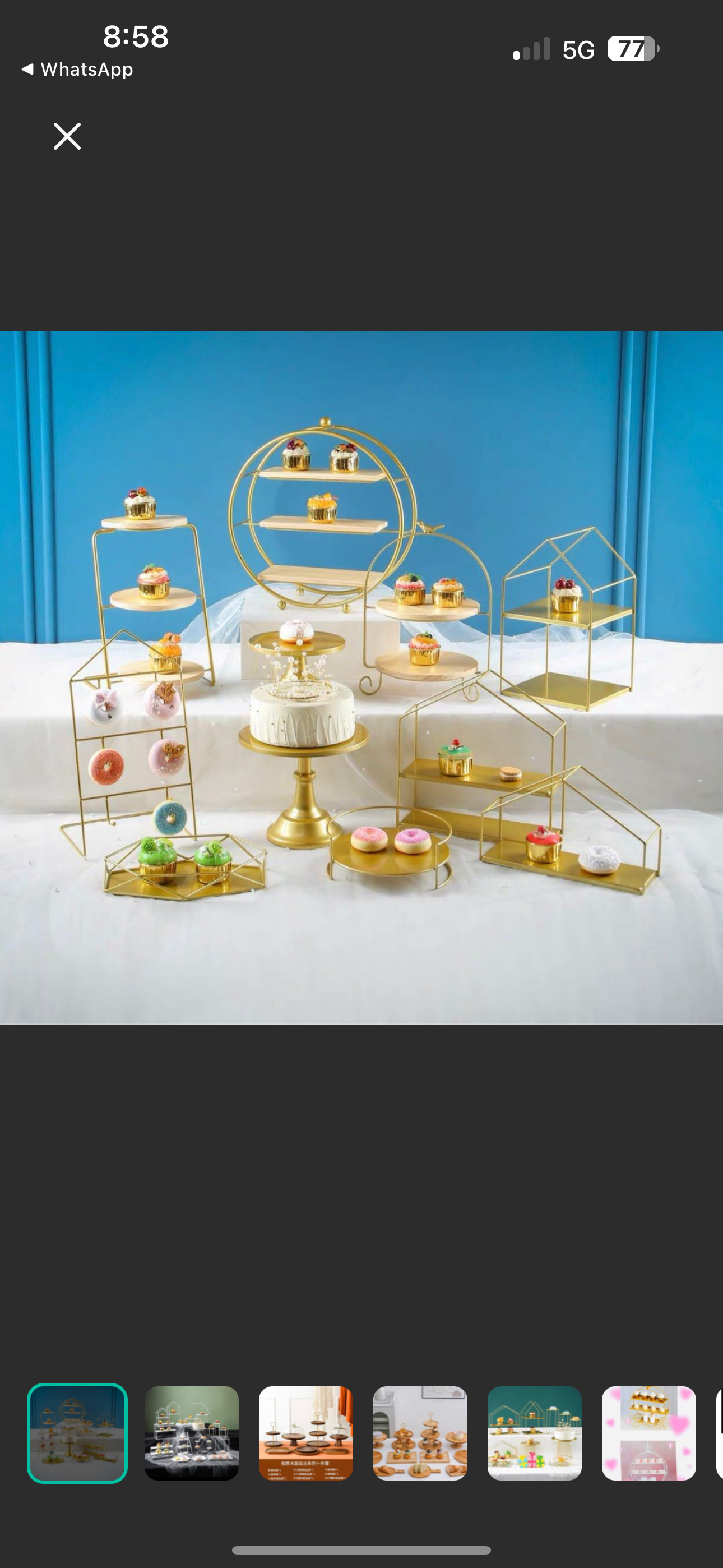 Desert table cake stand _0