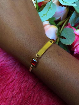 Baguette Birthstone Bracelet