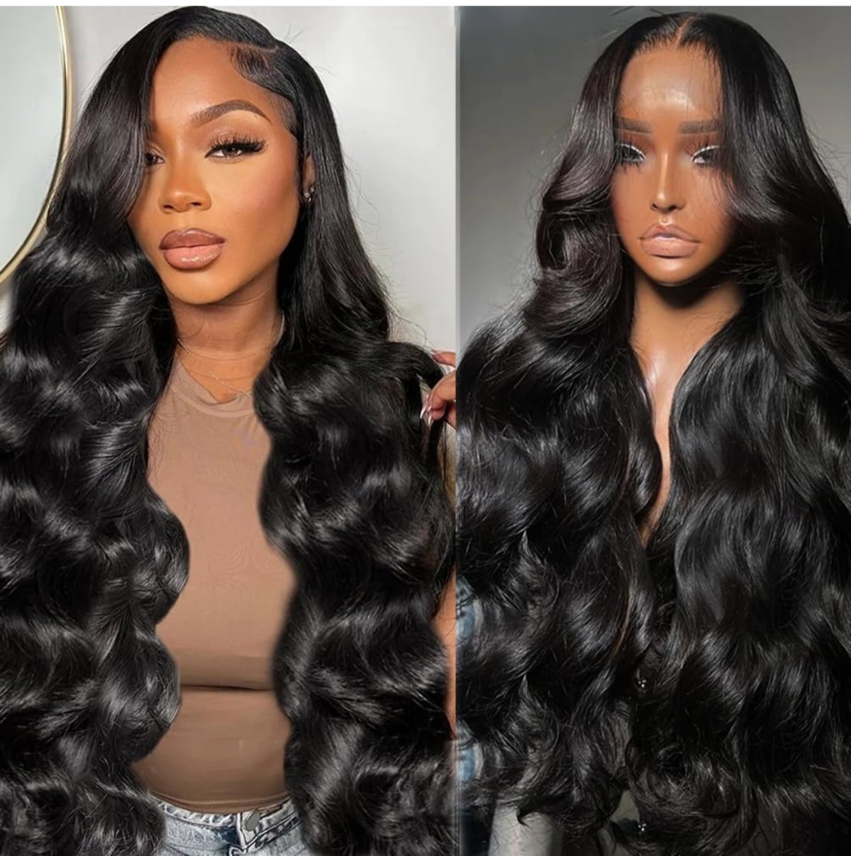 Body Wave Human Hair | 13x4 Lace Frontal | 180% Density_0