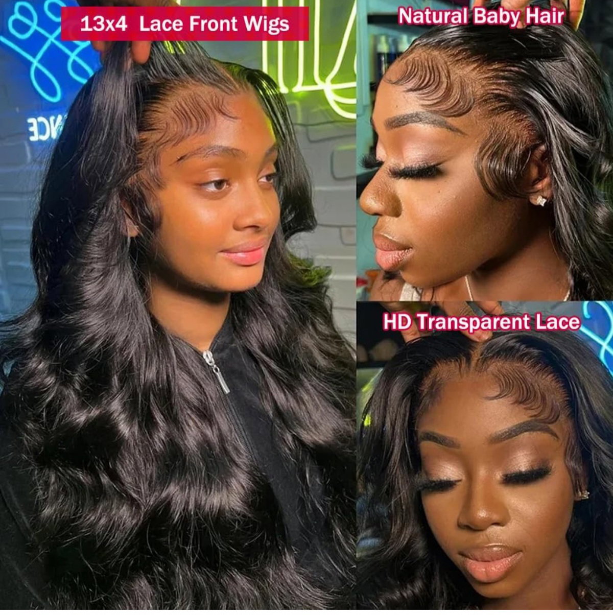 Body Wave Human Hair | 13x4 Lace Frontal | 180% Density_1