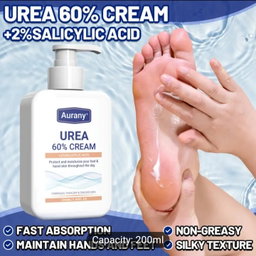 Urea and salicylic acid cream for dry cracked heal and dry skin