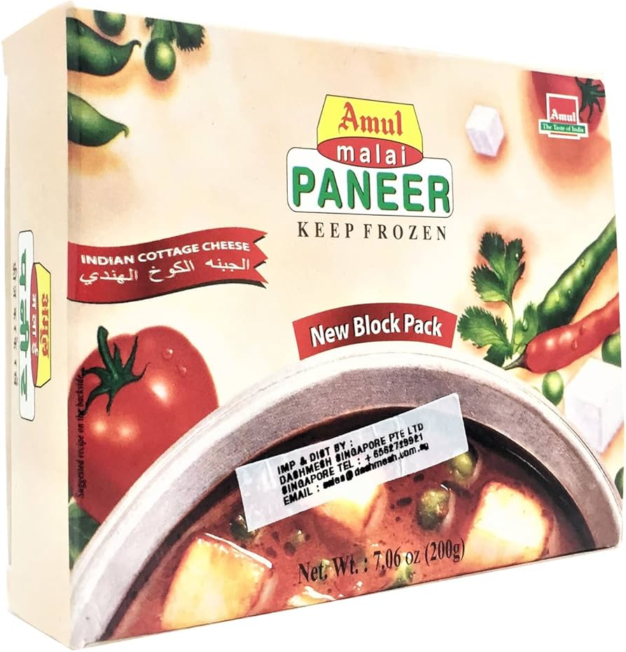 Amul Paneer Block - Frozen 200g