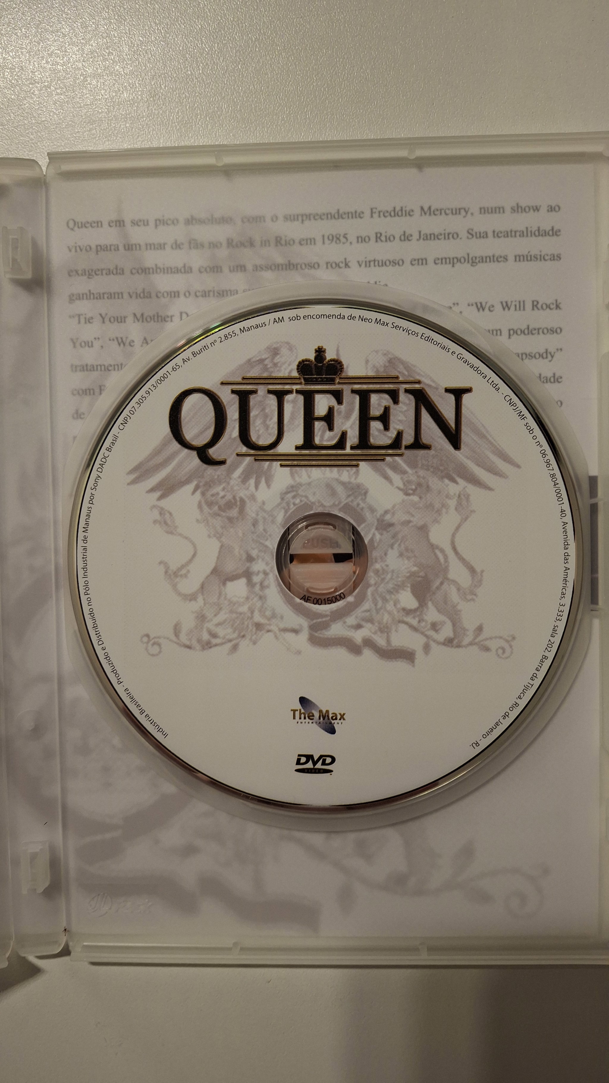 Dvd Queen - Ao vivo no Rock in Rio 1985_2