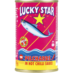 Luckystar Tin fish in hot chilli 24x155g