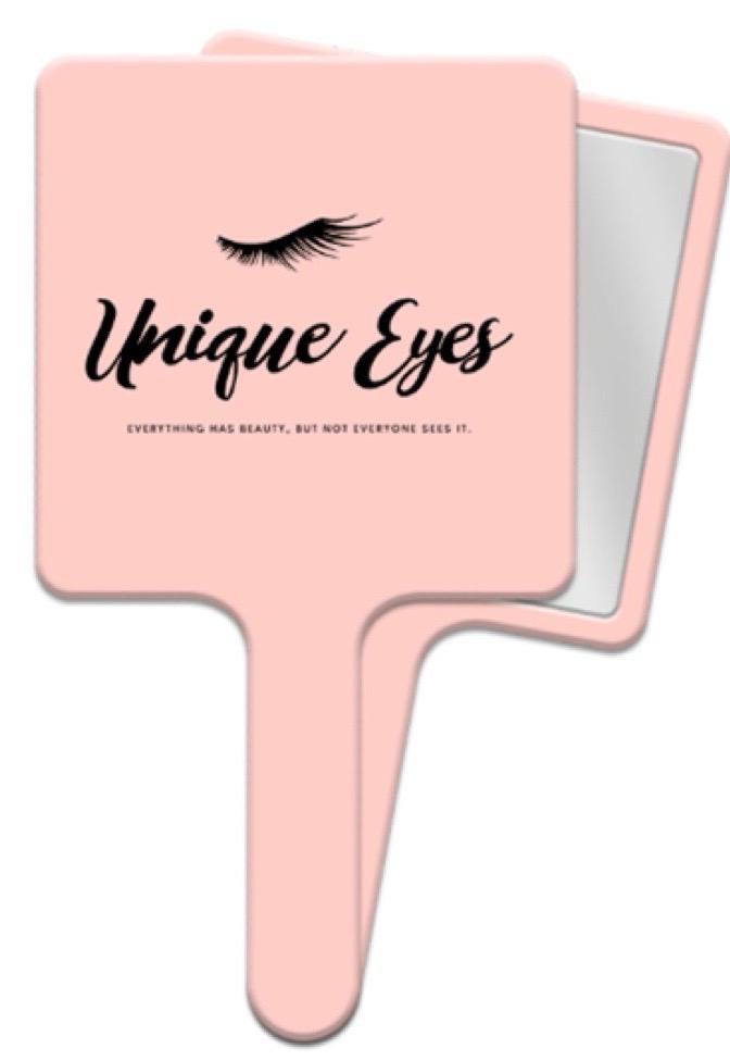Mini Square Light Pink Mirror