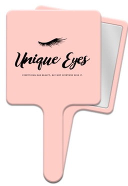 Mini Square Light Pink Mirror