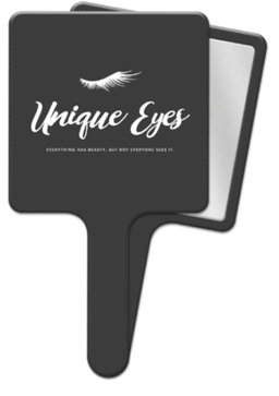 Mini Black Square Mirror