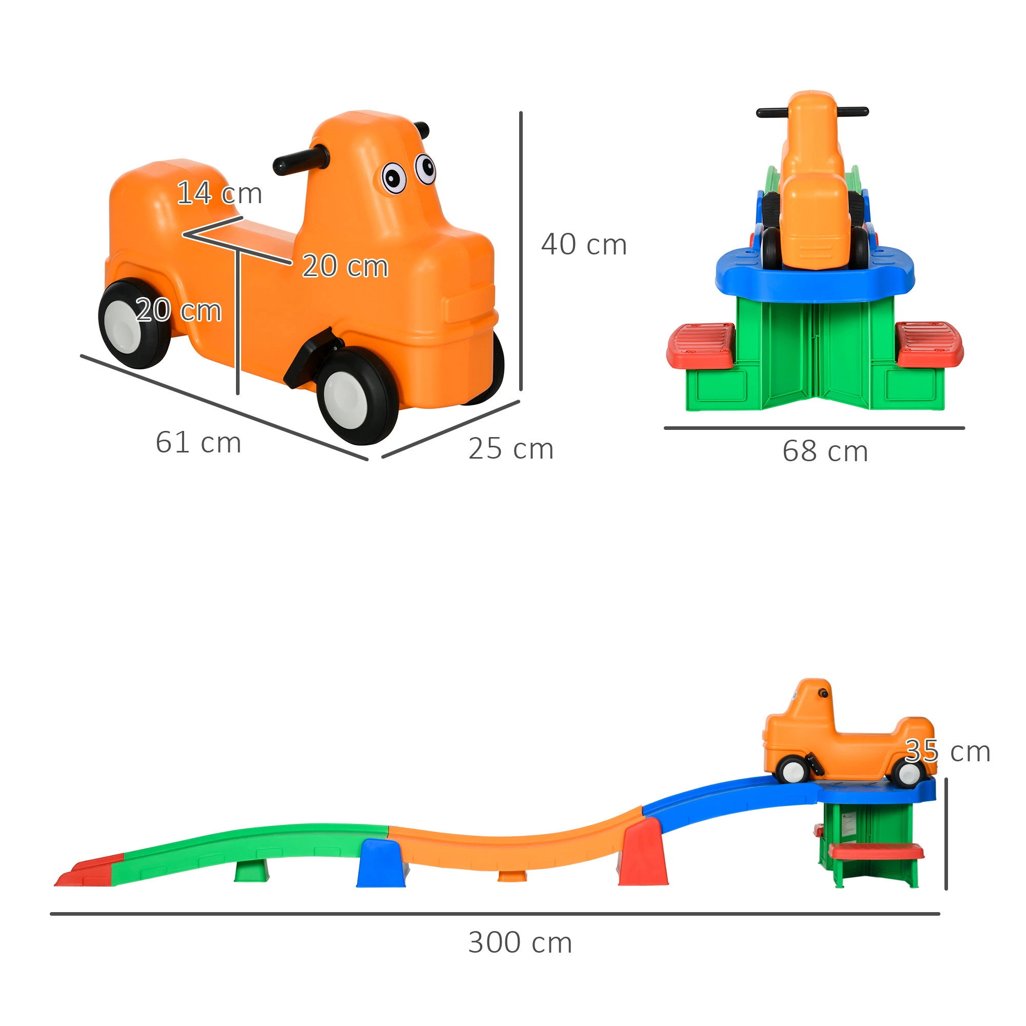 Rollercoaster - Multicolour with scooter _1