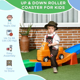 Rollercoaster - Multicolour with scooter 