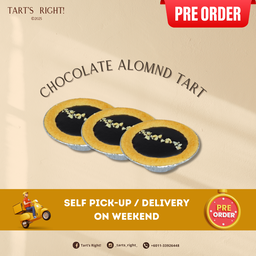 Chocolate Almond Tart 
