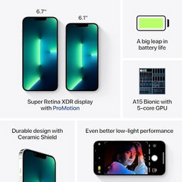 iPhone 13 Pro Max, 128Go (Garantie 3ans)
