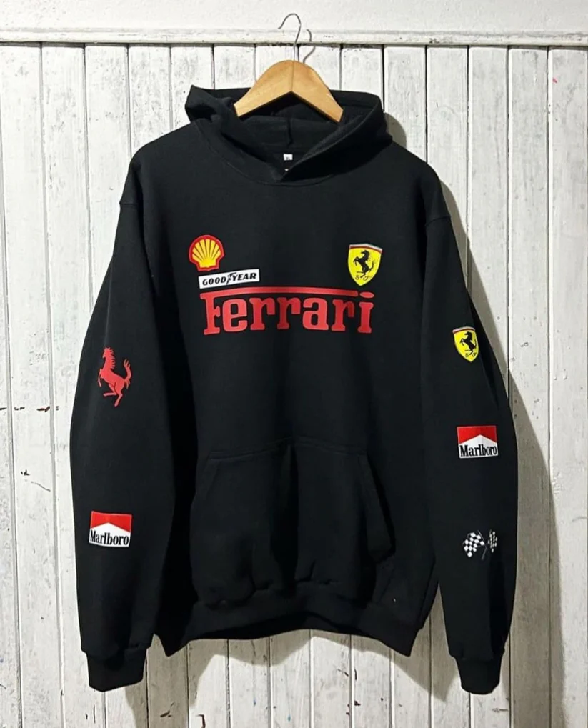Ferrari Racing Hoodie (Black)_0