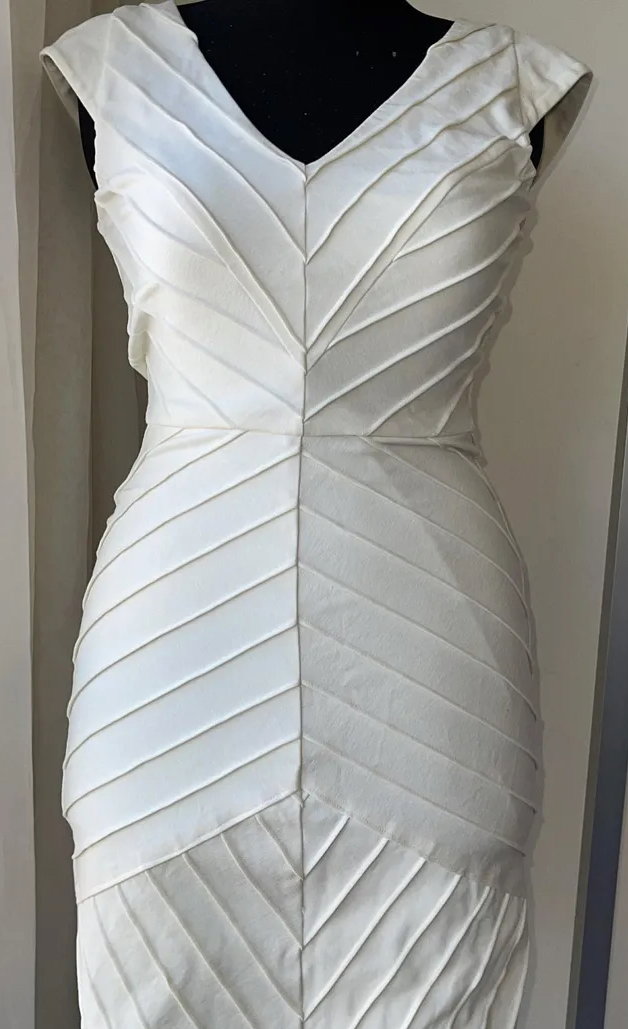 Evening white dress