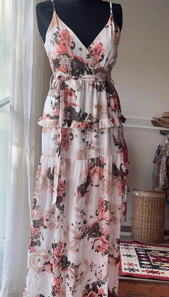 Clothing4 long floral dress
