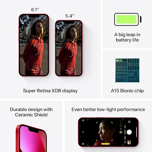 iPhone 13 Mini, 128Go, Rouge (Garantie 3ans)_3