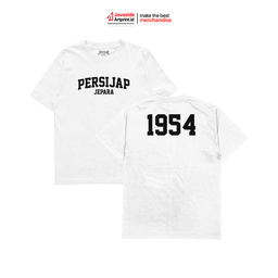 Kaos Persijap Jepara 1954 unisex prita wanita warna hitam- Javaside Artprint