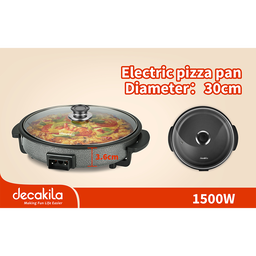 Tigaie pentru pizza 1500W 320x300mm KEEC052B Decakila