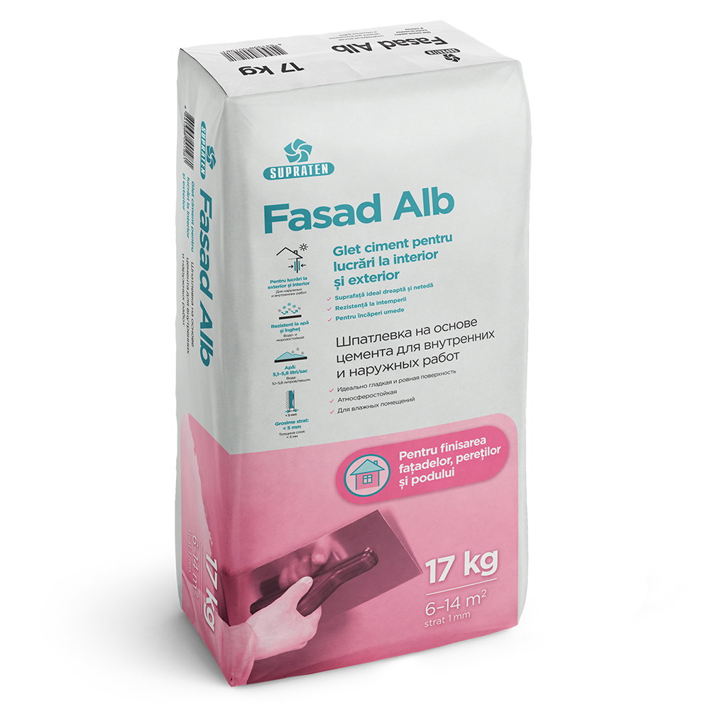 Glet pe baza de ciment Fasad  17kg