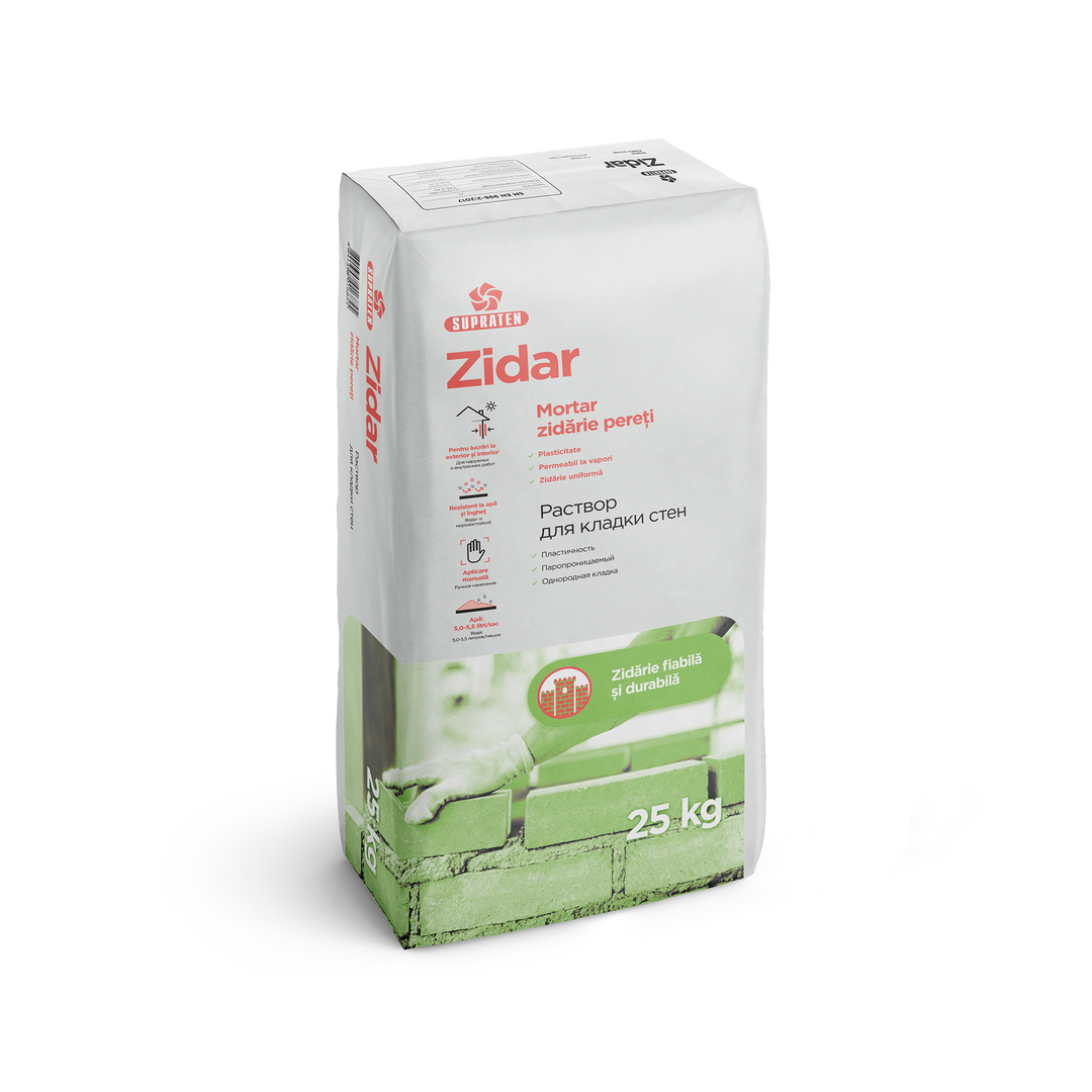 Mortar de zidarie Zidar gri 25kg