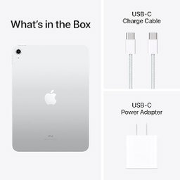Apple iPad (10e génération) : avec puce A14 Bionic, écran  10,9 pouces, 64 Go,  – Argent