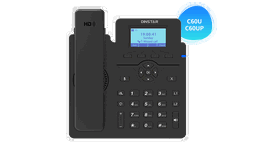 DINSTAR C60SP Entry Level IP Phone with POE & With Adapter